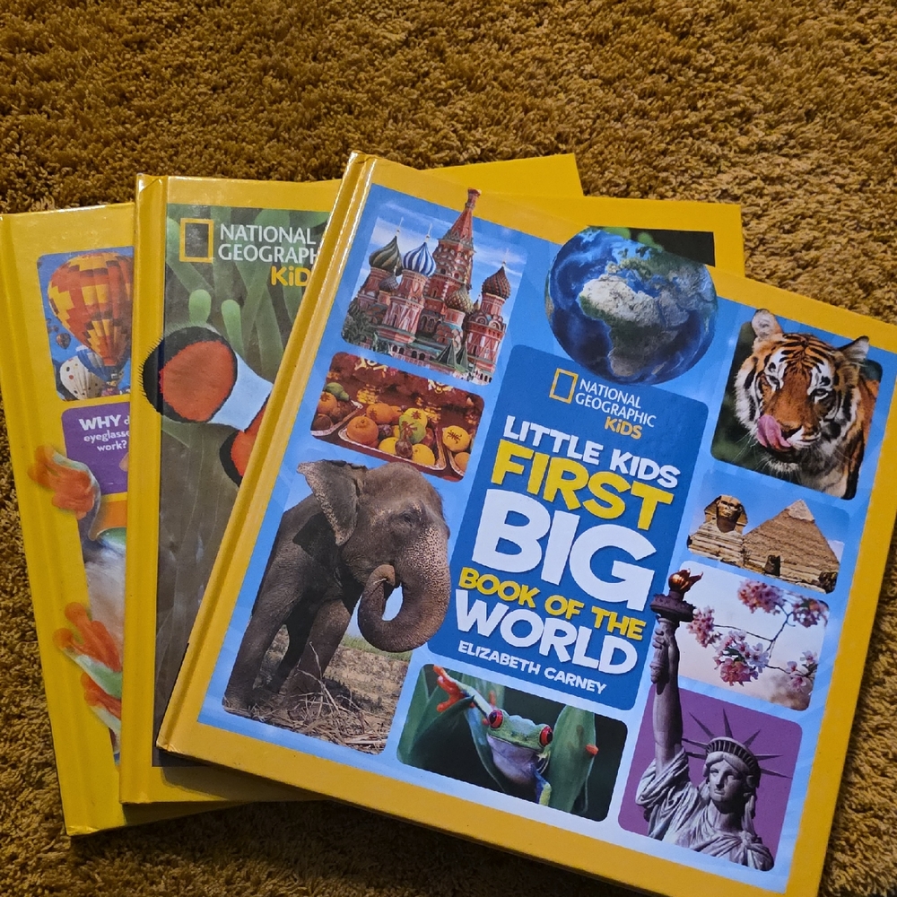 National Geographic Kids Big Book of the World - Yellow Cover
